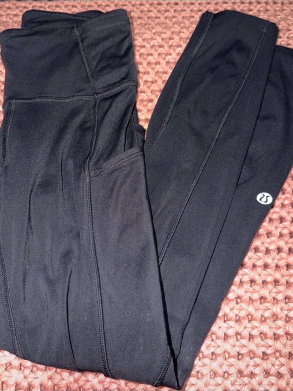lululemon athletica Black Pocket Performance Leggings